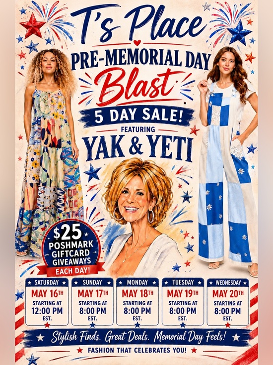 Yak & Yeti Other - SPECIAL IT’S All Yak & Yeti !!  $25 Poshmark Gift Card Giveaways Don’t Miss Out!